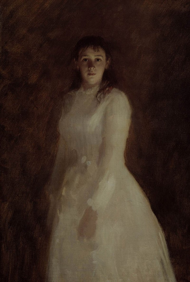 Женский портрет кисти И.Крамского (не окончен)