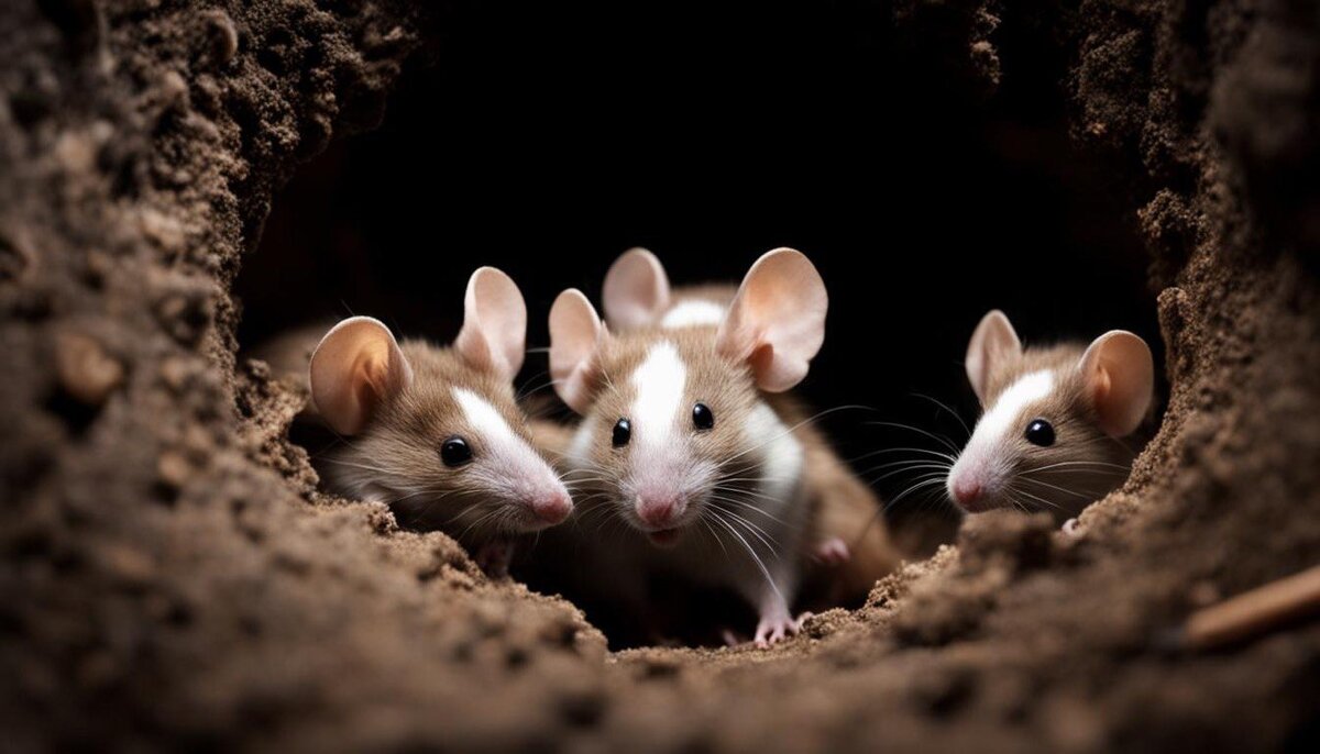 Если на участке появляется крот, мыши быстро исчезают