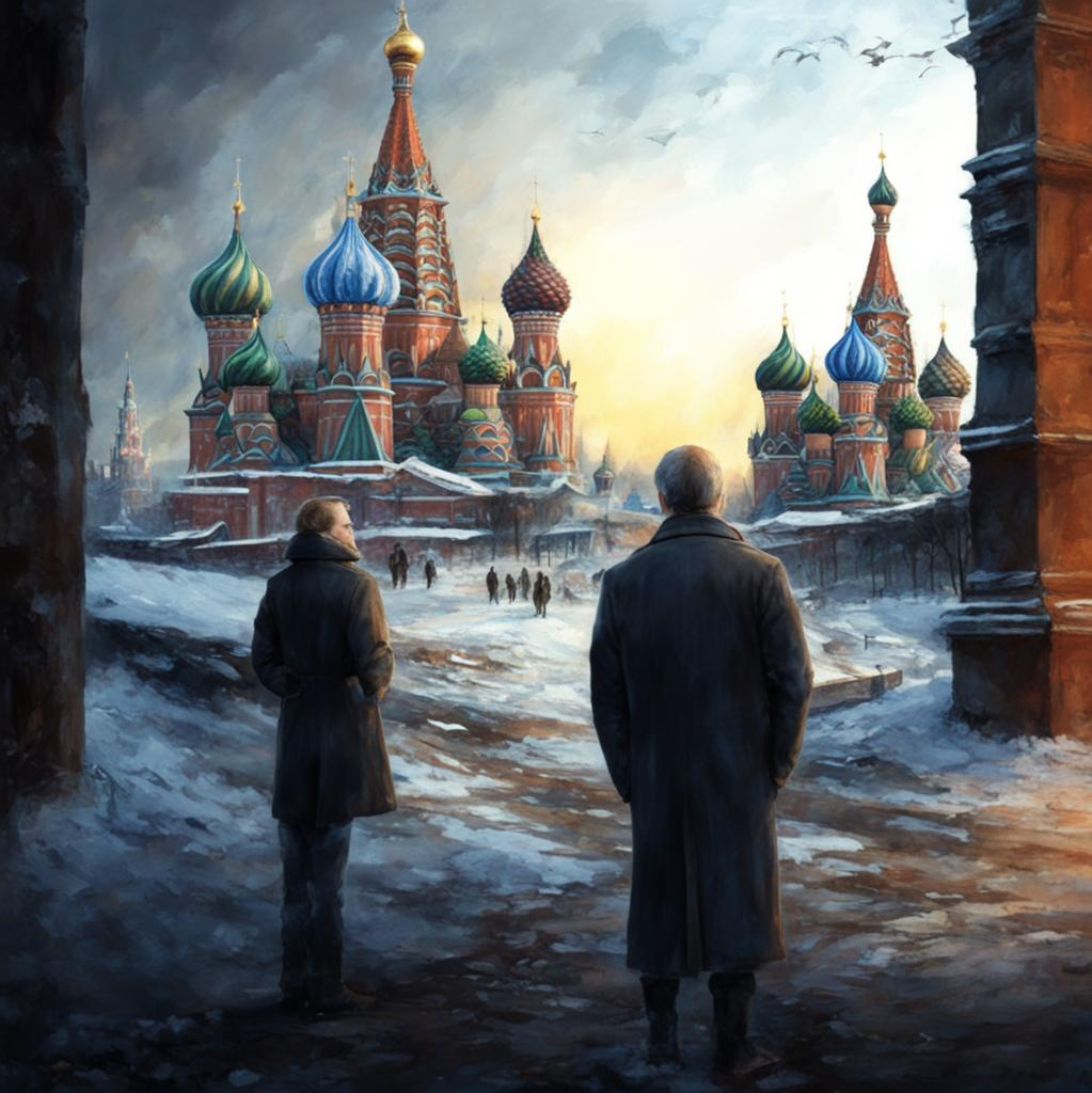 Россия перед выбором. Так это видет нейросеть.