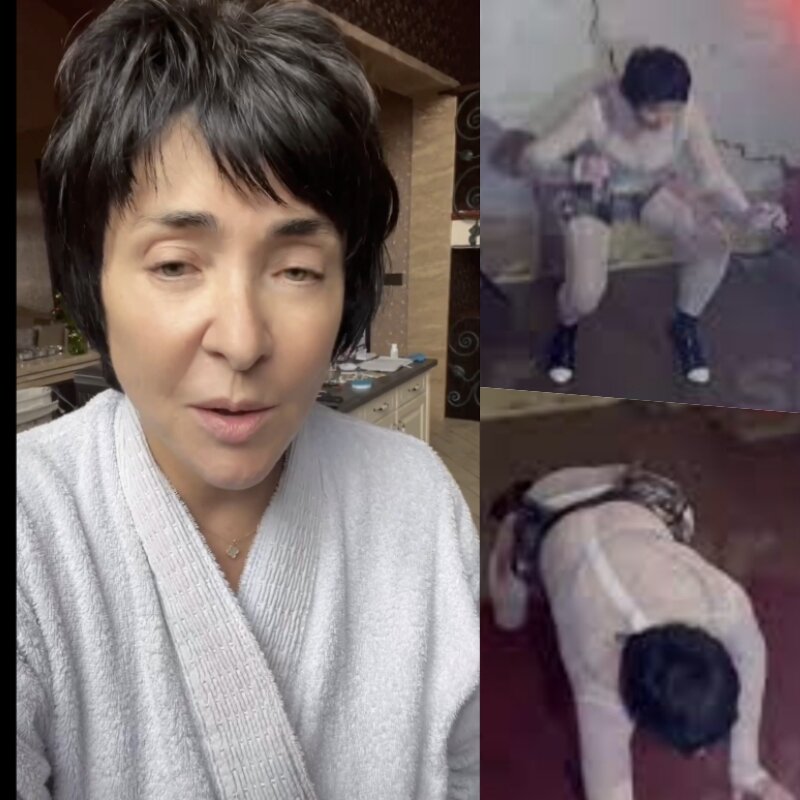 Сначала ползала на карачках. И теперь - в ноги бросается. Фото: t.me/lolitamilyavskaya, super.ru