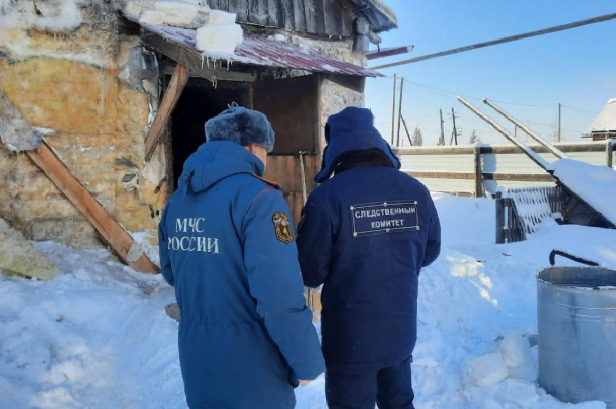    После гибели двух детей в результате пожара в Якутии завели уголовное дело