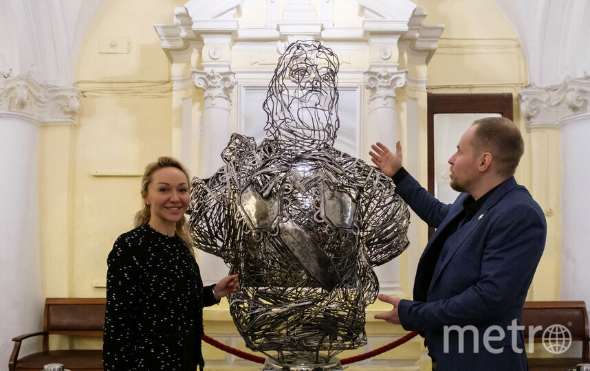    Художники Валерия Лошак и Кирилл Ковалёв полгода создавали своего Петра I .Алена Бобрович