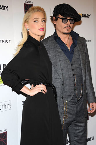 Эмбер Херт и Джонни Депп, 2011