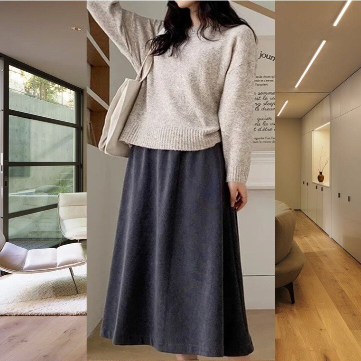 Трикотажная юбка