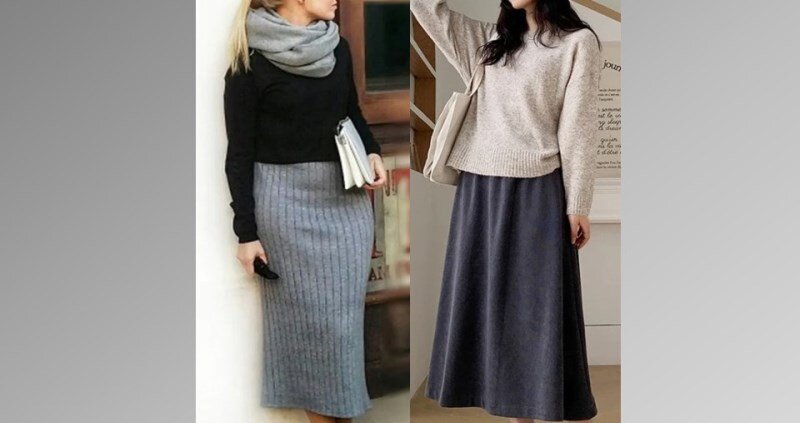 Трикотажные юбки