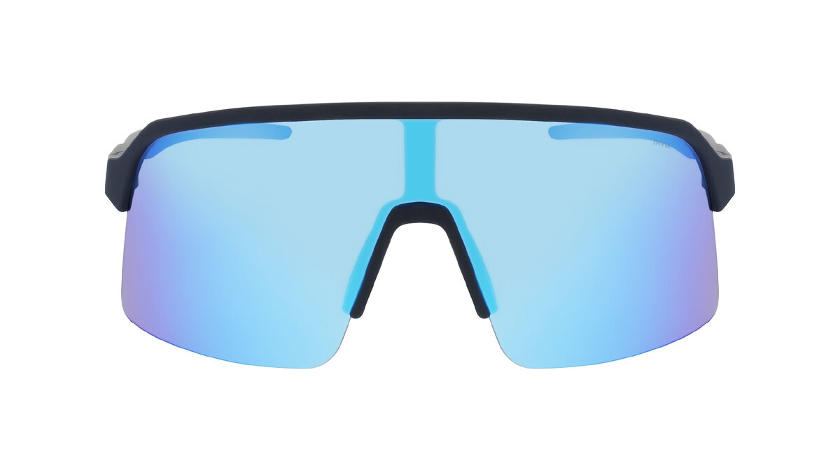 Спортивные очки маска солнцезащитные с поляризационными линзами, для бега, велосипеда швейцарского бренда INVU IA22403B