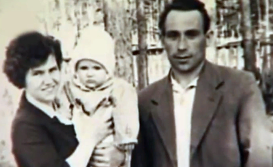 Ирина Бякова с родителями