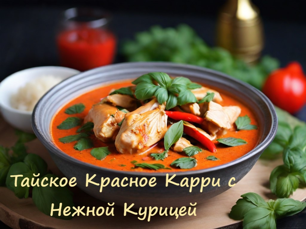 Тайское Красное Карри с Нежной Курицей | Кулинар от АИ | Дзен