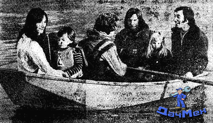 Историческое фото испытание лодки Джек Шпрот