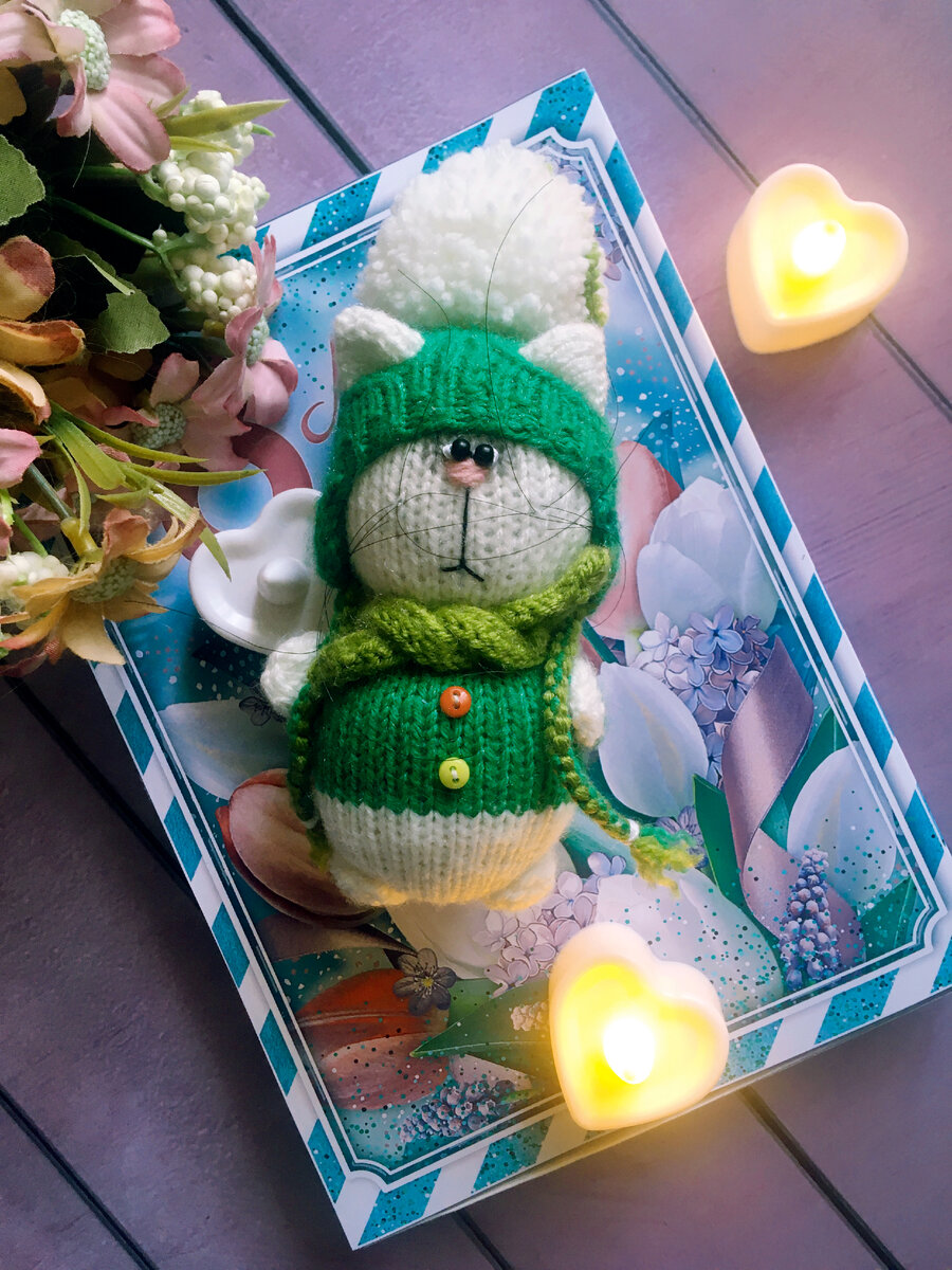 Шокобокс к 8 марта в подарок маме. С тем самым котиком