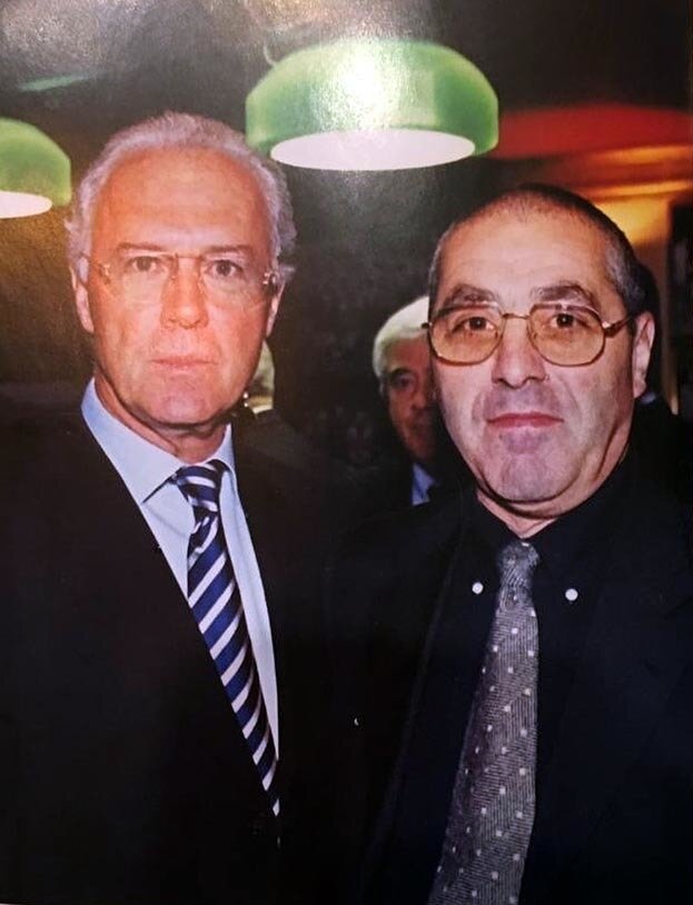    Франц Беккенбауэр и Александр Львов.из личного архива Александра Львова