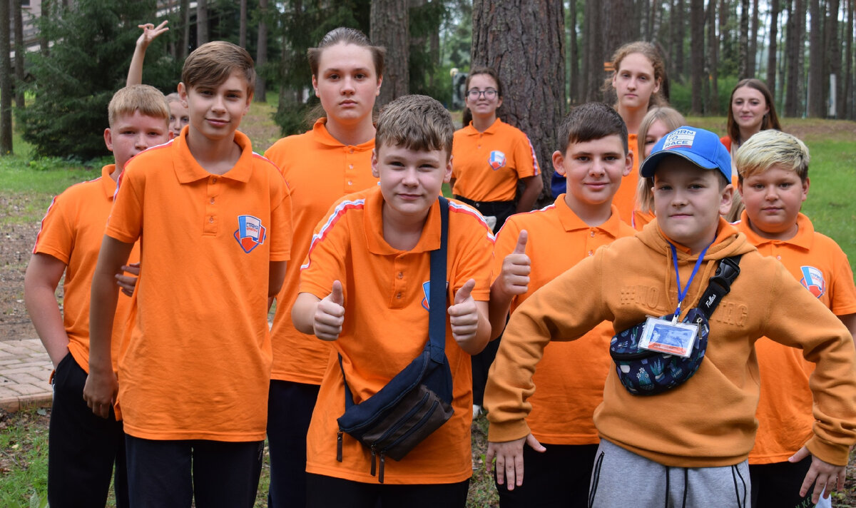 Дети в лагере