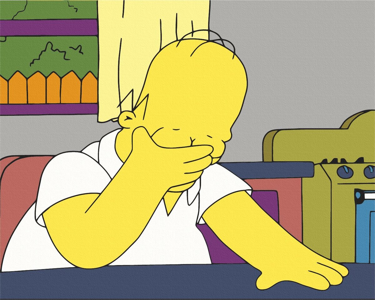 Homer Simpson's facepalm 20-th Century Fox