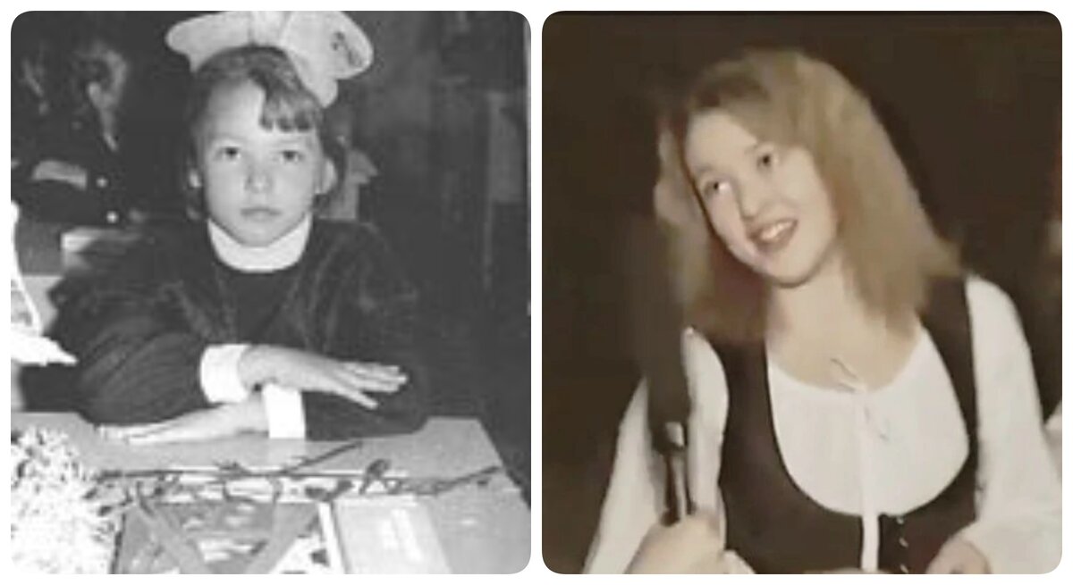 Ирина Дубцова в школьные годы