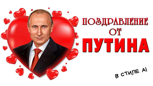 Поздравление от Путина Ольге!