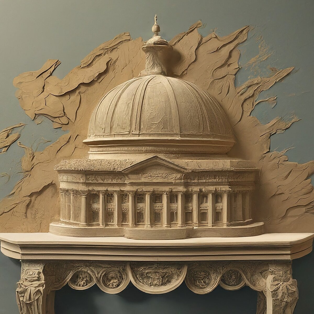 гипсовый барельеф