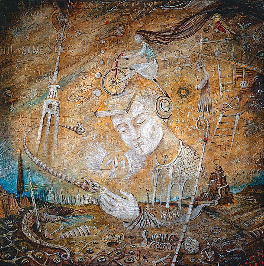  © Василий Кафанов (Vasily Kafanov). Химик привносит искру. 1999.