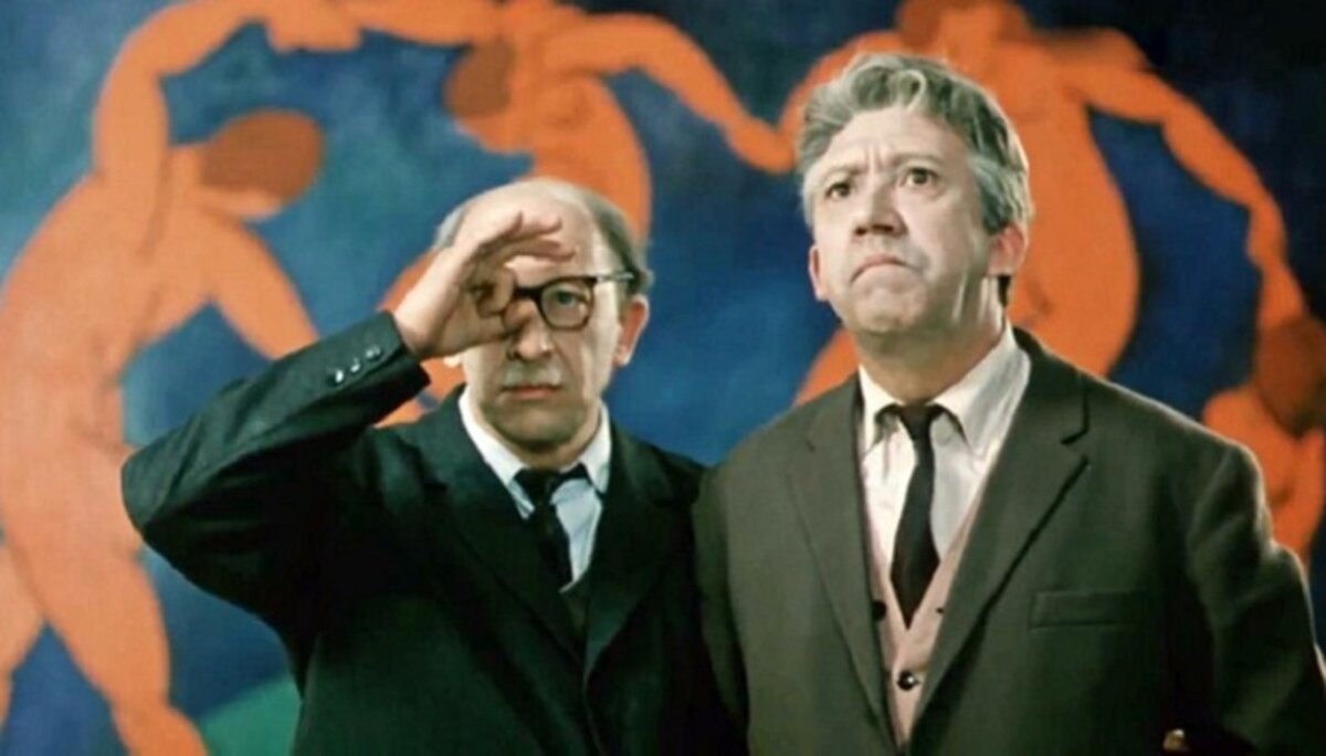 кадр из фильма «Старики-разбойники» (1971). Реж.: Эльдар Рязанов