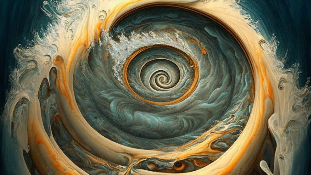 В "водовороте" жизни бывает трудно разобраться где верх, а где низ