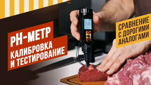 Обзор pH-метра, калибровка, измерение рН мяса, сравнение с немецкими аналогами, кот. в 10 раз дороже