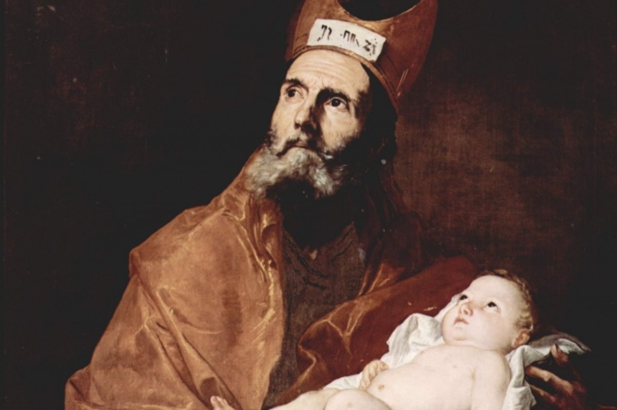    Симео́н Богоприи́мец, икона. 1647 г.