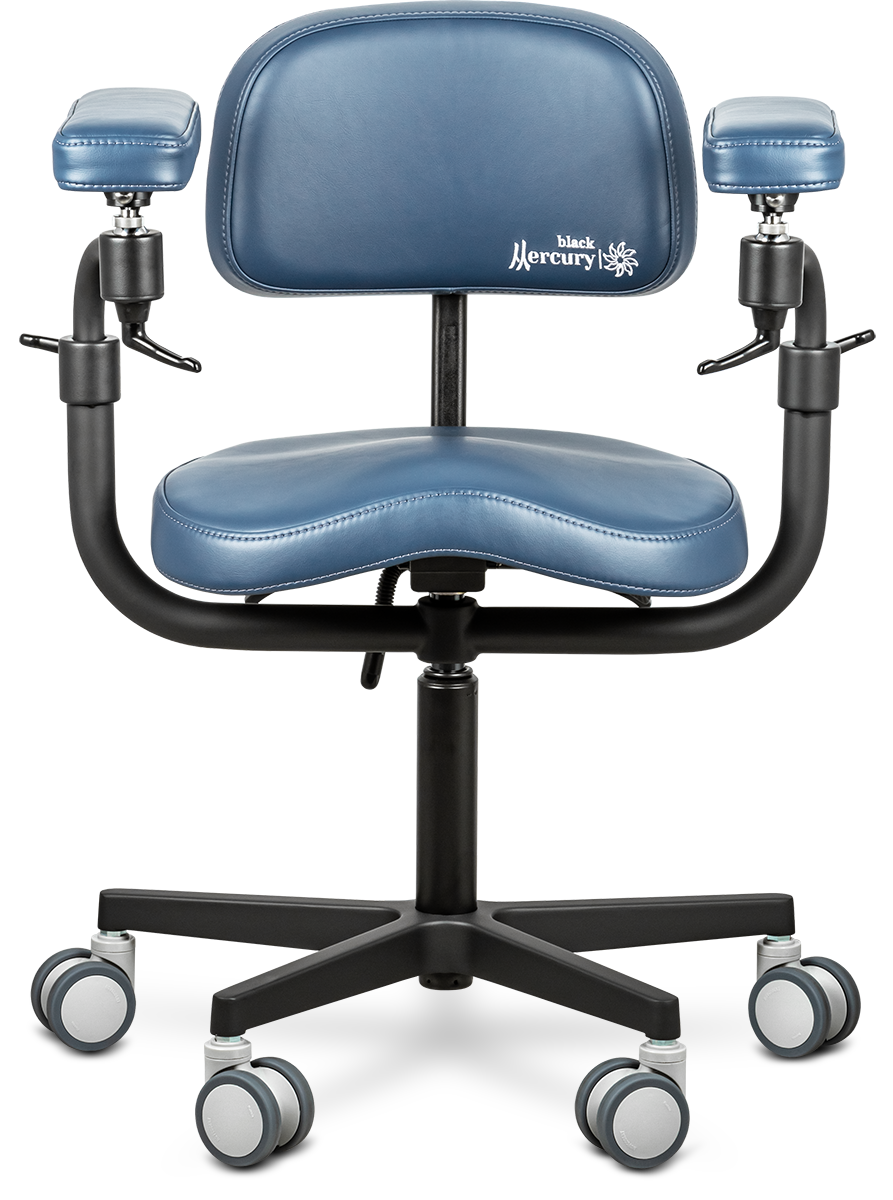 СТУЛ МИКРОСКОПИСТА MERCURY ELITE COMFORT BLACK