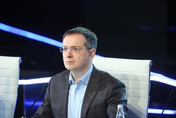    Владимир Мединский на заседании российского общества «Знание»