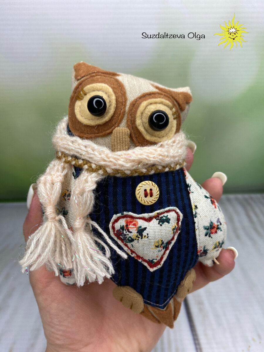 Интерьерная игрушка: Совушка-сова 🦉🤎 | Солнце в Доме☀️🏠 куклы ручной  работы 🙌 | Дзен