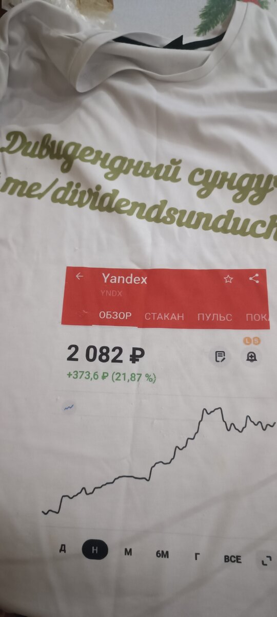 Футболка от Яндекса