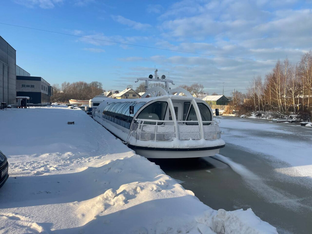 Новое пассажирское судно "Иния" / Фото: Семен Данилин, "Ушаковские верфи"  📷

