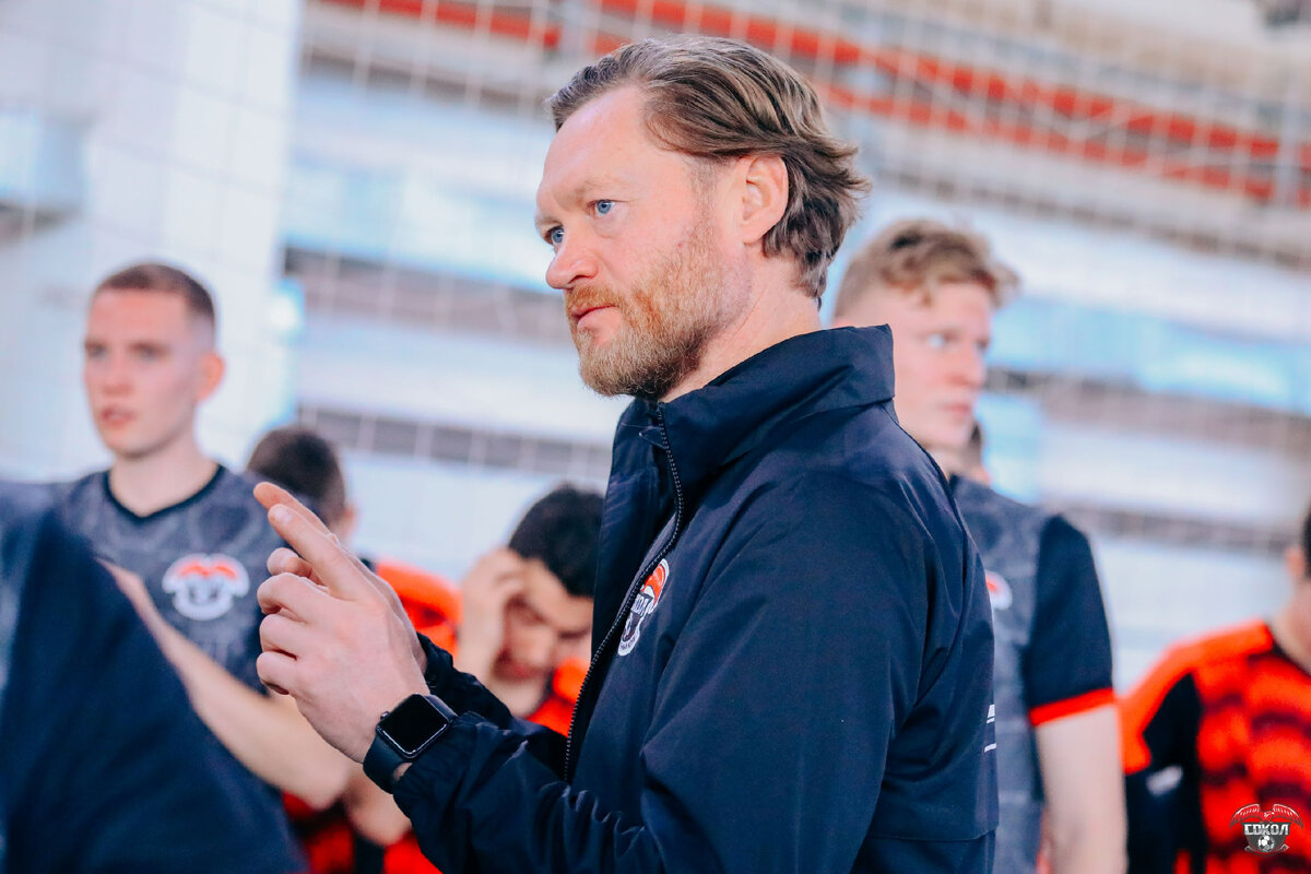 Главный тренер ФК «Сокол» Евгений Варламов. Фото: Ралина Гайнуллина, ФК «Сокол»