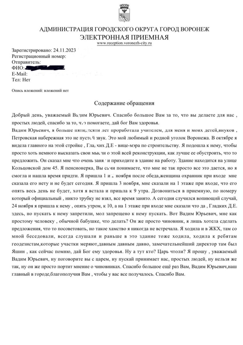 Ты меня дурой назвала, бабку?» Как жительница Воронежа прорывалась на  встречу с вице-мэром Дмитрием Гладких | Четыре Пера | Дзен