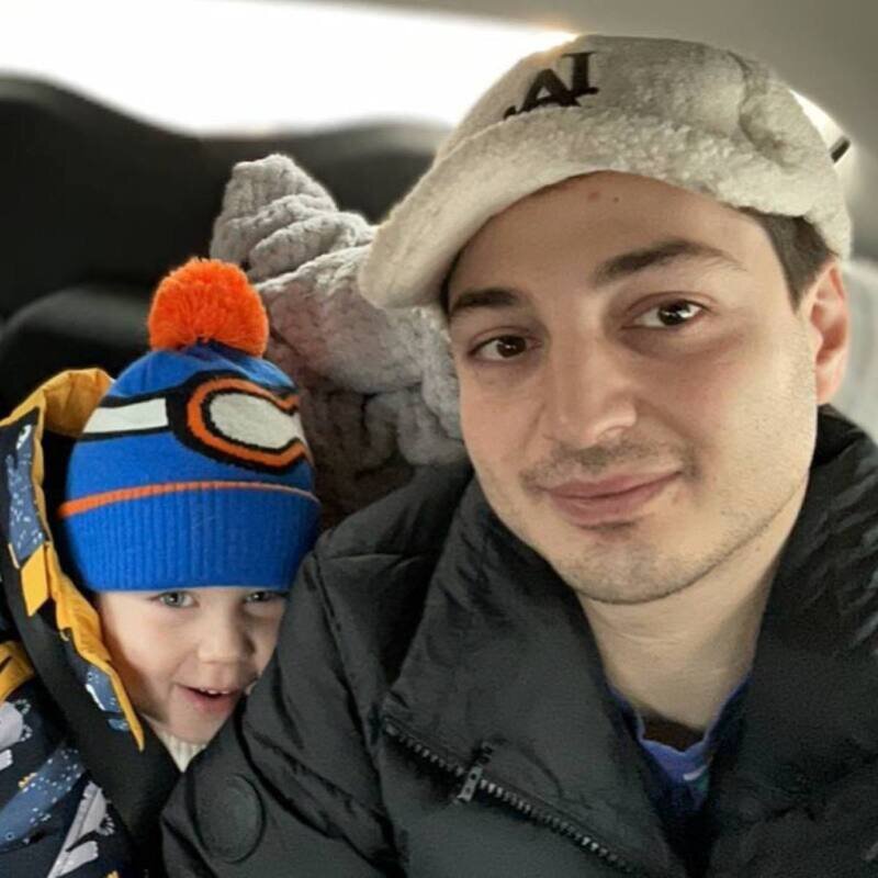 Иосиф Оганесян с сыном Стефаном