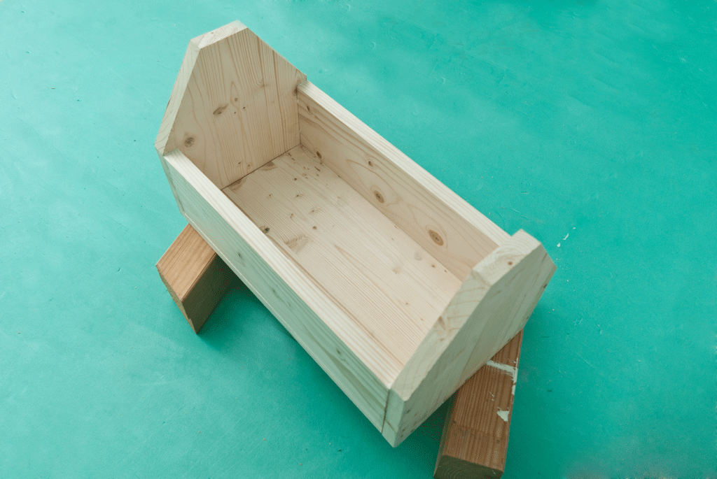 Коробка ящик с крышкой для вещей инструментов з дерева компактный 42х26х10см