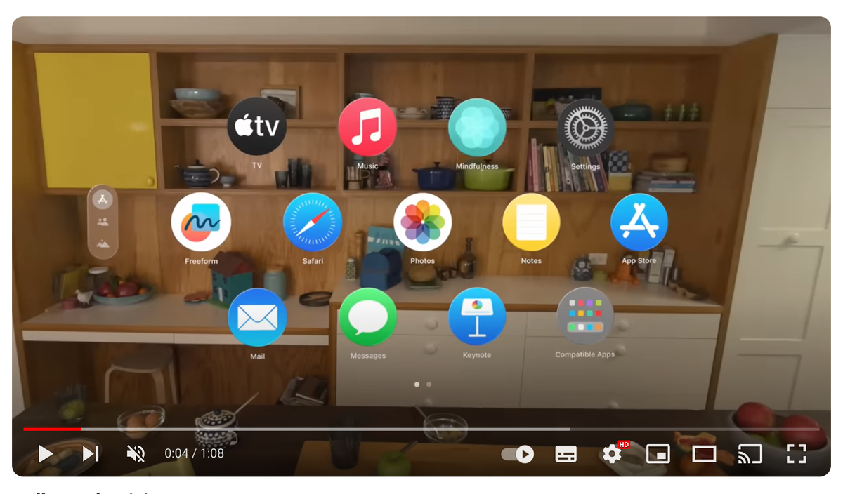 Скриншот  видео Youtube-канала Apple