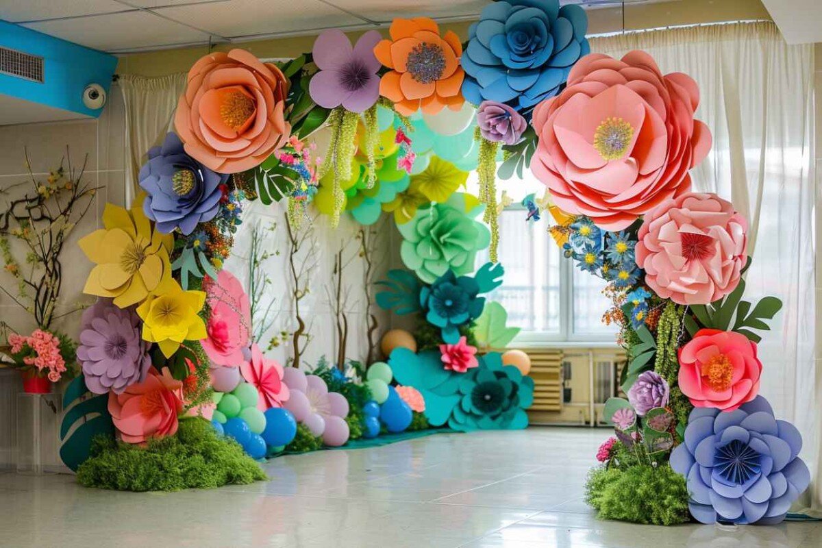 Как сделать бумажные цветы для оформления свадьбы – мастер-класс
