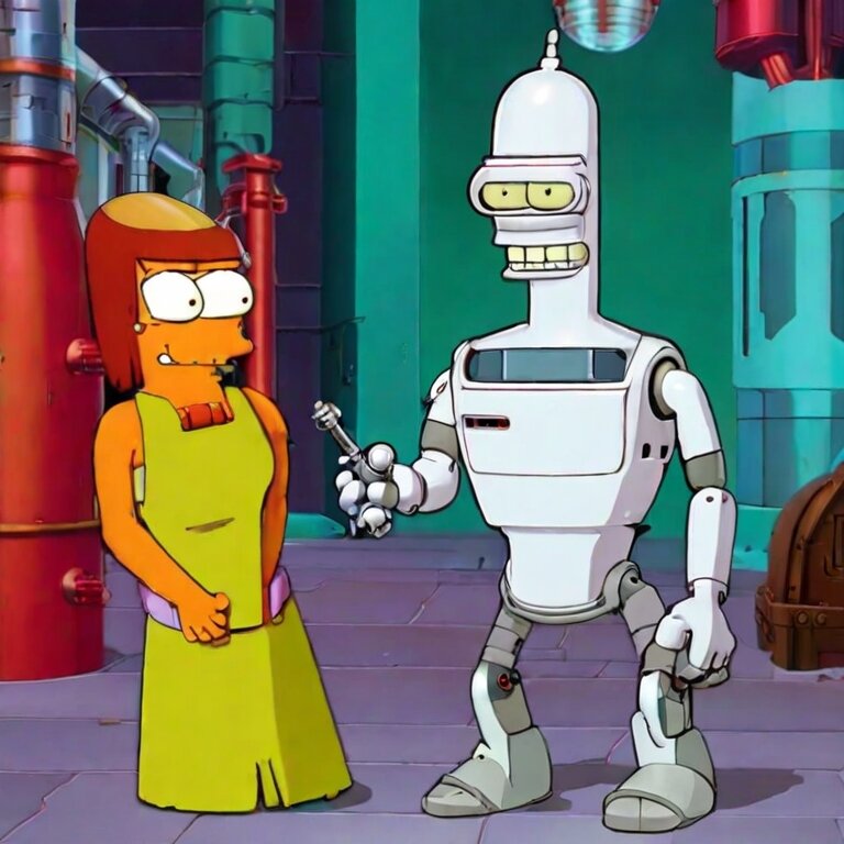 Встреча с Бендером.