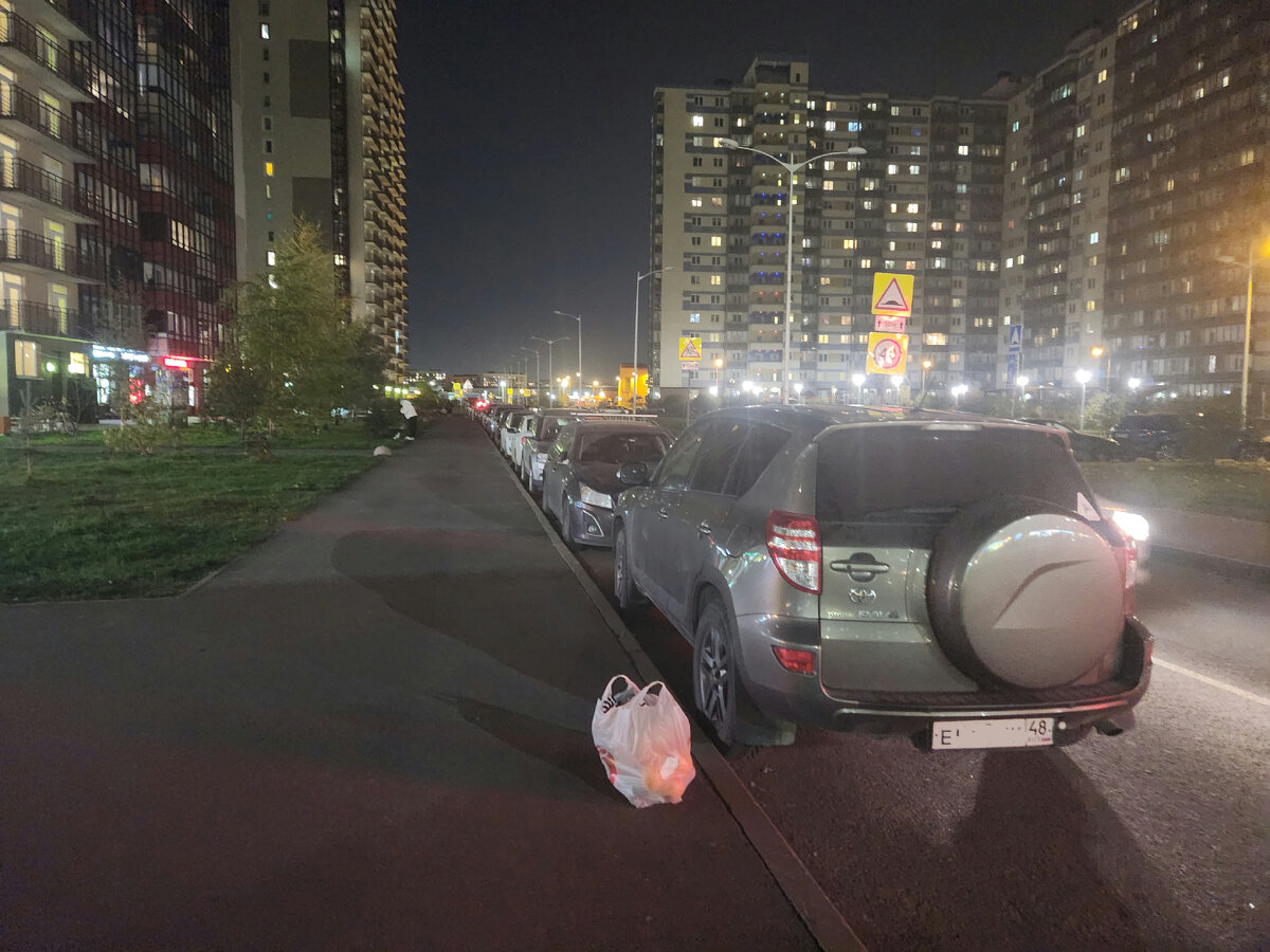 Вот она та самая парковка. Кудрово. Ноябрь 2023.