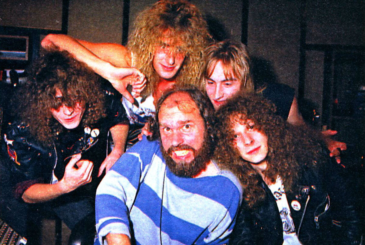 Destruction и Калле Трапп в студии