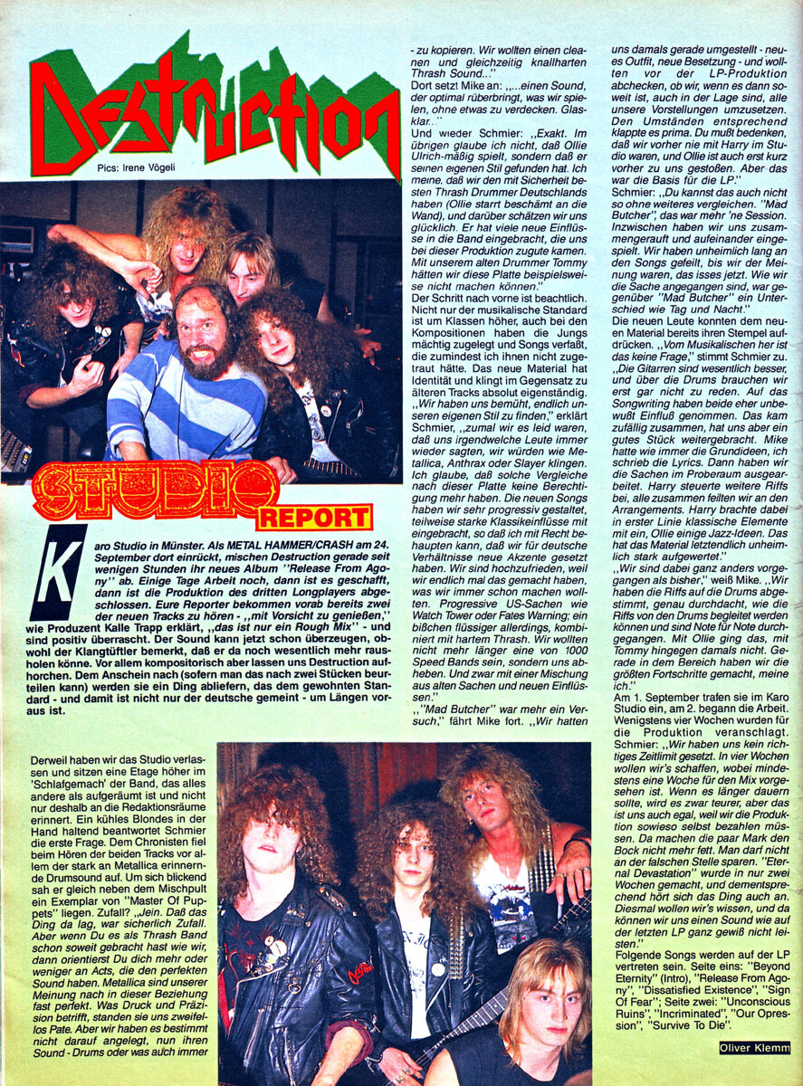 Страница журнала Metal Hammer