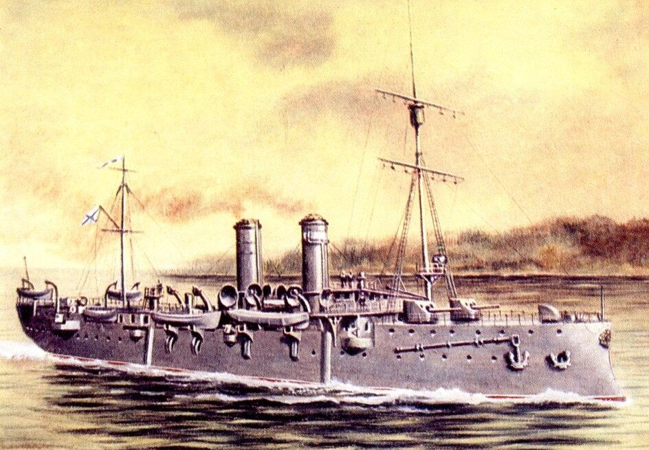 1904, 3 февраля (16 февраля) по старому стилю: Минный транспорт Порт-Артурской эскадры «Амур» выставил минное заграждение в бухтах Дип и Керр