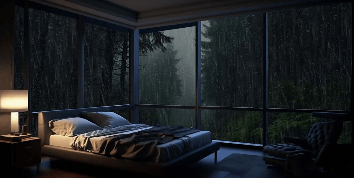    Во время дождя сильнее хочется спать