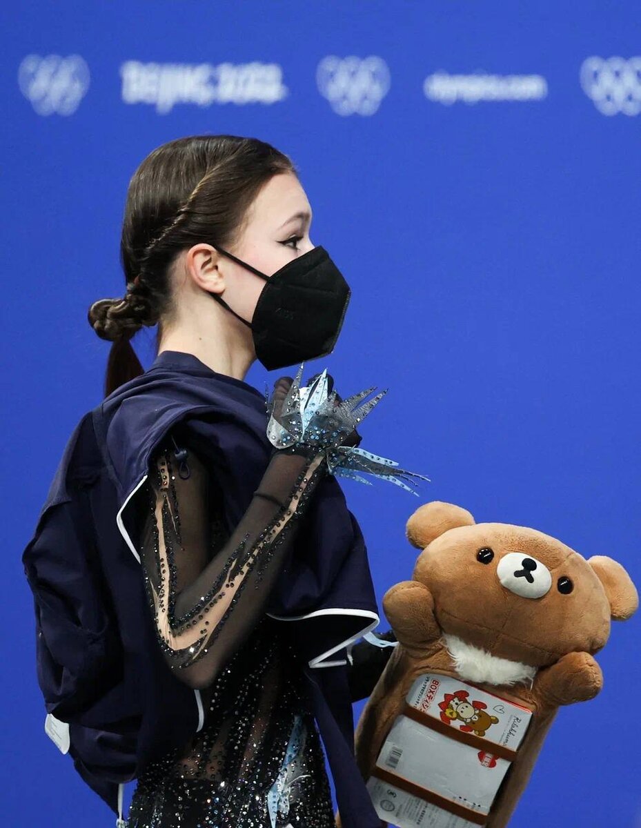 Кадр с Олимпийских игр в Пекине. День короткой программы.