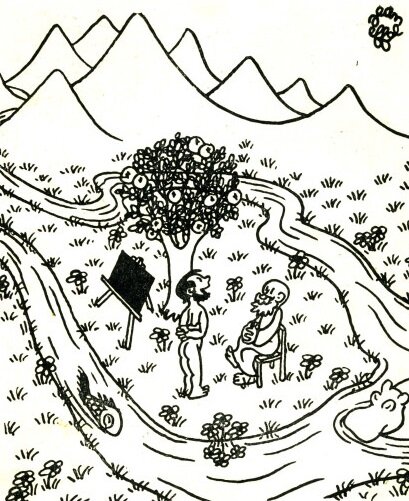 – Государство – Рай, столица – дерево.  
Жан Эффель, «Юность Адама»
