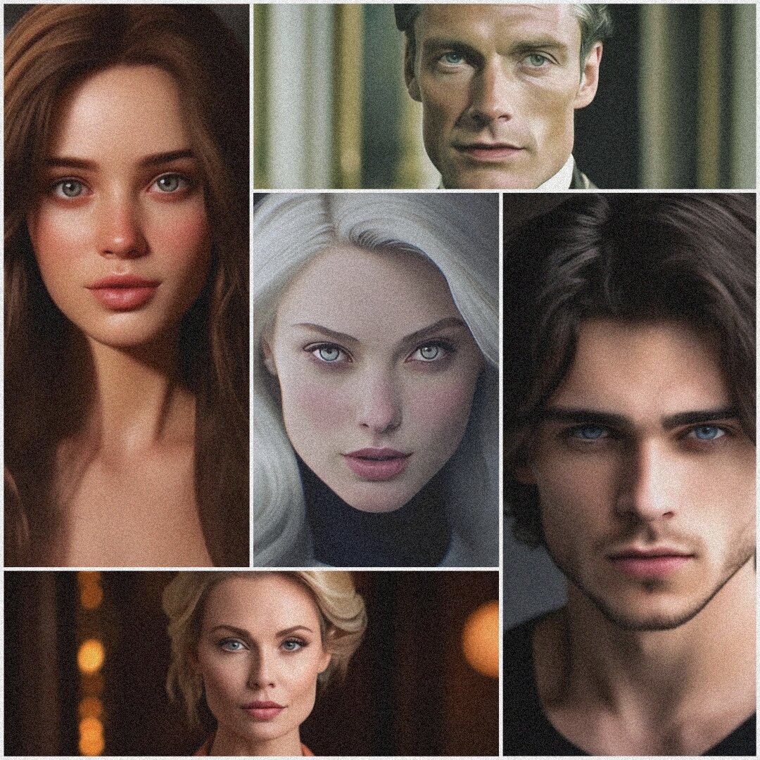 Визуализация героев истории