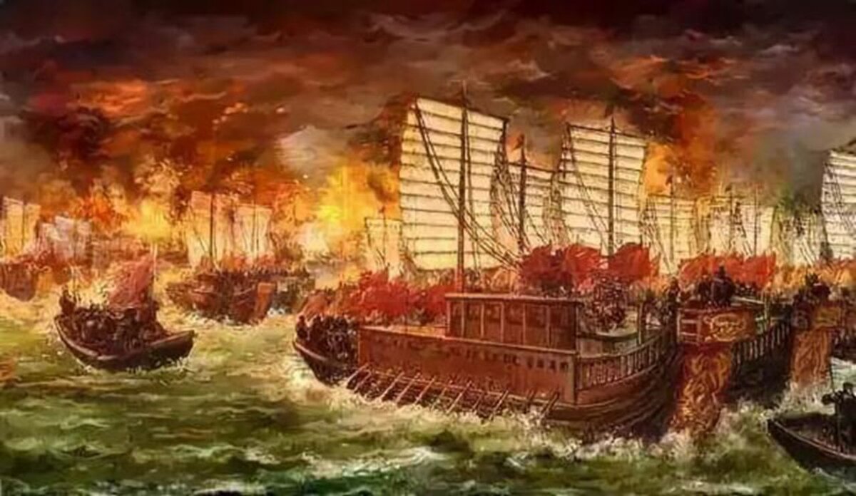 Битва у Красной скалы. Китай. Зима 208-209. 
