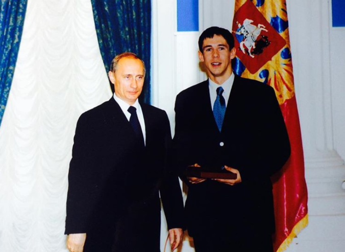 Владимир Путин и Алексей Панин