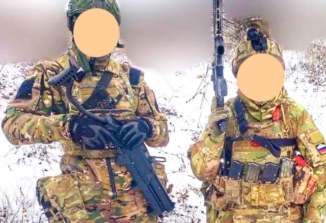 Наши бойцы в СВО. У одного ГМ-94 (фото из открытых источников)