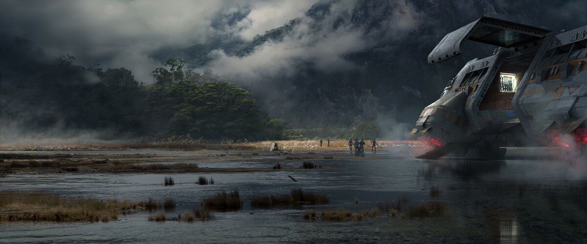 Кадр из фильма "Чужой: Завет" (2017)