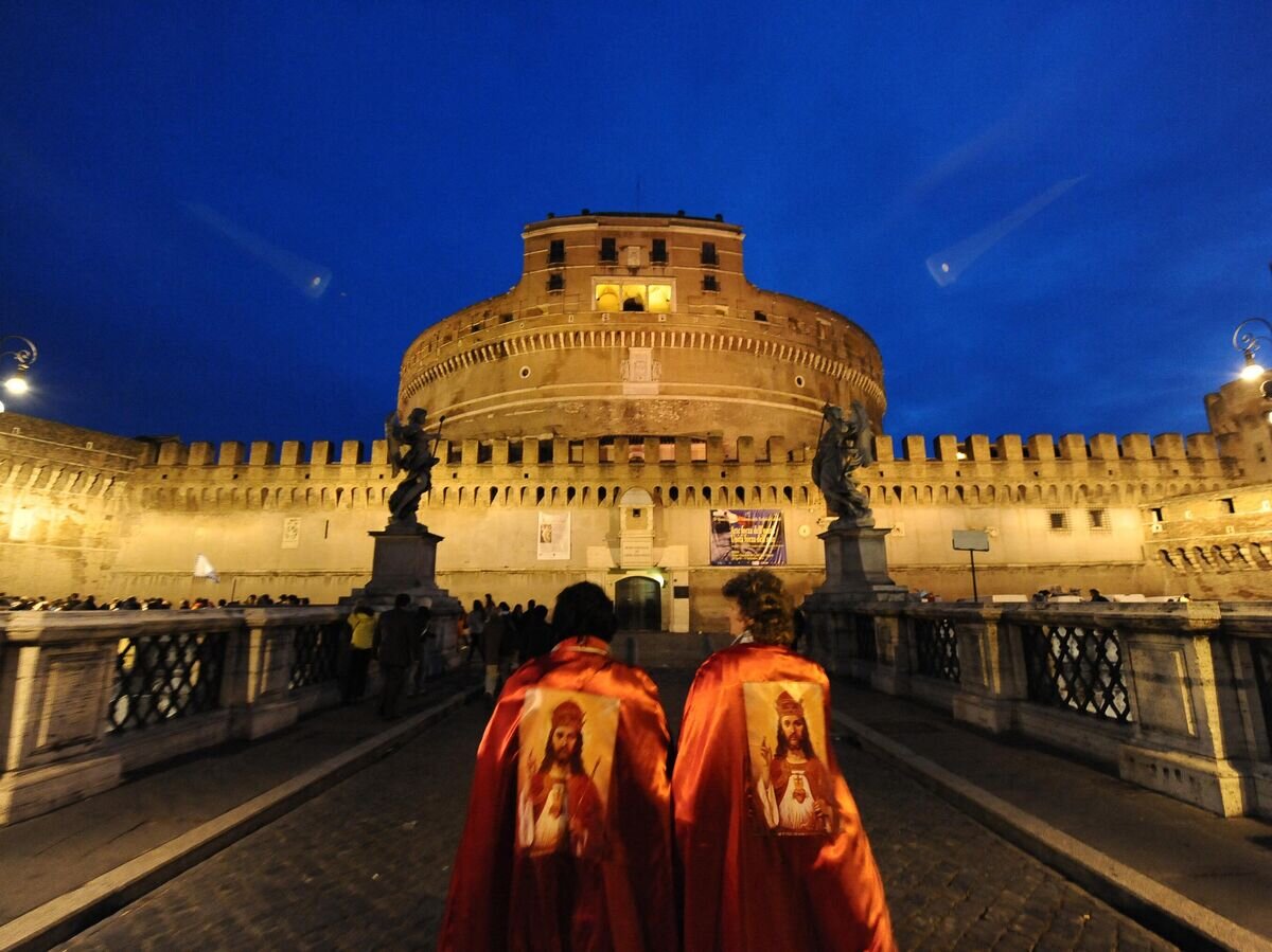 Замок Святого Ангела в Риме© AFP 2024 / MARIO LAPORTA